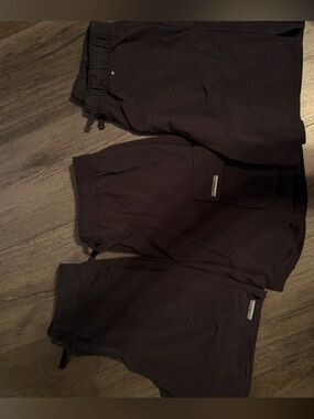 abercrombie kids Black Active Shorts 3 pair 13/14 boys